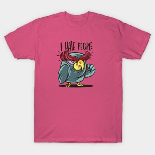 Owl who hates people T-Shirt
